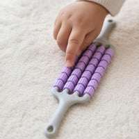 KDST Kids 4-Row Roller Massager for Muscle Relaxation and Sensory Training