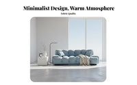 Space-Saving Button-Tufted Sofa Bed Multi-Function Design-Purpose Design Button-Tufted Daybed Adjustable Backrest Living Room Furniture Luxuriously Soft Comfort for Small Apartment Dwellers, Students, Homeowners, Guesthouse, Home Office