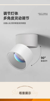 led嵌入式日落灯氛围感玄关过道日不落射灯吸顶落日余晖夕阳灯