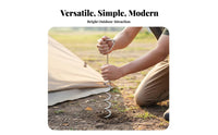 helical Ground Anchor Versatile helical Ground Anchor Metal Construction Heavy Duty Tent Peg for Camping Yard Garden