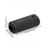 Waterproof speaker with deep bass