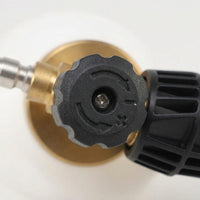 Car Cleaning Pressure Washer Attachment for a Professional Car Wash, Adjustable Car Foam Sprayer with Brass Nozzle, Foam Lance, Quick Connector