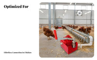 Hand Crank hoist bidirectional Operation raiseing equipment sturdyDuty for Chicken enclosure