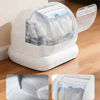 App Control Fully Enclosed Automatic Litter Box Anti-Leakage Smart Cat Litter Box for Home, Apartments