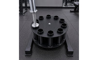Barbell Rack Space-Saving Design Rotating Barbell Rack Rust-Resistant Finish