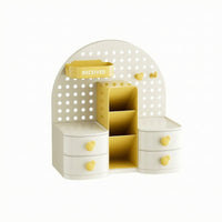 Desk Pegboard Storage rackSaving Desktop Organizer with Pegboard Compact