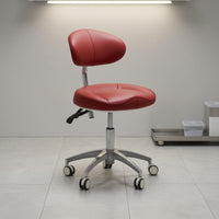 Technician Stool Padded Seat Adjustable Height Stool Side Foot Lever