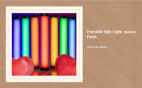 RGB dimmable LED tube for photo