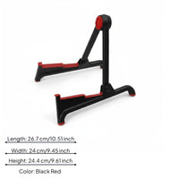 Foldable V-Shaped Guitar Stand Tool-Effortless Installation Folding Guitar Stand No Assembly Required for Practice