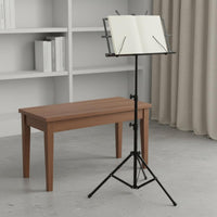 Adjustable Height Music Stand Includes Carrying Bag Foldable Music Stand Heavy Duty Musical Instrument Accessory for Performance