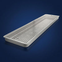 Beer Drips Tray Perforated Grid Stainless Steel Drips Tray Silver Metal Finish   Equipment