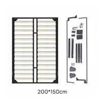 Murphy Bed Hardware Kit Folding Bed Mechanism Iron Frame Space Saving DIY Kit Flush-mount Lifting System Smooth Operation Suitable for Apartment Dwellers Amateur Builders Small Bedroom Home Office