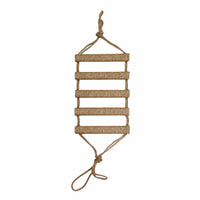 Scratch-Friendly Hanging Cat Ladder Wall-Mounted Cat Climbing Ladder with Sisal Rope Non-Slip Pet Furniture Long-Wearing for Cats