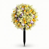 Topiary Ball Flowers with Ground Stake Outdoor Decorations