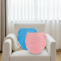 Waterproof Briefs with Side Snaps Leakproof Underwear with Side Snaps Washable Briefs with Snap Buttons Reusable for Adults, Patients, Elderly, Post-Surgery Recovery
