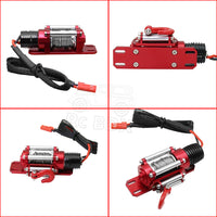 SCX10 Rock Crawler Model Accessory Winch Off-Road Vehicle Electric Winch Simulation Rock Crawler Winch Switch
