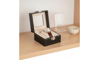 Single Watch Display Box Soft Interior Lining Single Watch Box Secure Clasp Scuff Resistant