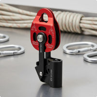 Rope Grab Pulley Wear Resistant Self-Braking Ascender Durable for Caving, Cavers