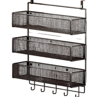 Cabinet Door Storage Rack Large Capacity over the Door Hanging Basket