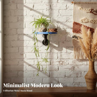 Round manufacturing-inspired Shelf Modern and aesthetic Round surface Display Space-Saving for Entryway