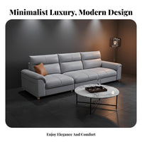 Straight Line Settee Light Luxury aesthetic configurable Seating Arrangement Modern Minimalist Design Sofa for Apartment Dwellers, Families, Small Spaces, Home
