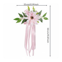 Wedding Car Flower Decoration Artificial Flowers Door Handle Flower Lightweight
