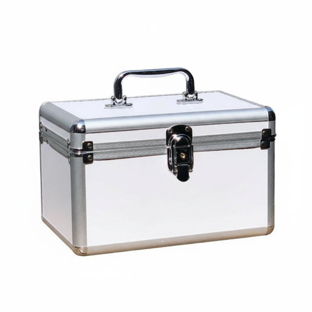 Portable Makeup Train Case Two-Tier Tray Makeup Train Case Large Capacity