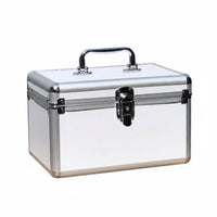 Portable Makeup Train Case Two-Tier Tray Makeup Train Case Large Capacity