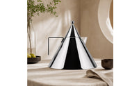 Tea Kettle Ornament Decorative Kettle Ornament Geometric Triangular Sculpture for Interior Designers, Sideboard