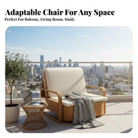 Fold-Expandable Single Lounger Foldable Design Sleeper Chair Two-in-oneUse Space-Saving for Office Workers, Students