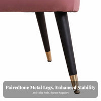 Upholstered Side-Wing Armchair Armchair Modern Minimalist and Aesthetic Indoor Furniture High Rearrest Assist Non-Slip Feet