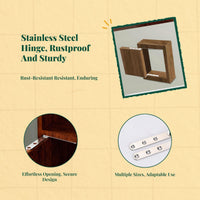 Adjustable stainless steel hinge