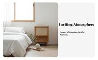 Single-Drawer Rattan Nightstand Minimalist Aesthetic Bedside Table for Students