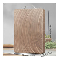 Thickened Ironwood Cutting Board, Hardwood Chopping Board, Rectangular, Home Use