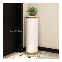 Rotating Shoe Organizer Installation Cylindrical Shoe Rack Space-Saving Household Furniture for Homeowners, Families, Small Areas, Hallway, Closet
