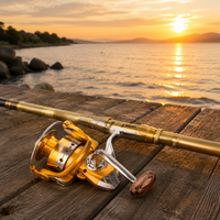 fishing rod and reel set