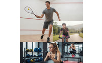 Squash Goggles Curved-Lens Squash Eyewear Clear Guarding Goggles for Athletes, Sports Training