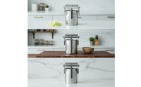 Detachable Manual Food Press Multi-Functional Stainless Steel Food Press Rust-Resistant Manual Vegetable Press Dishwasher Safe for Home Cooks