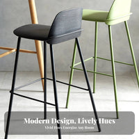 Minimalist Bar Stool Modern Design Counter Chair Sturdy and Long-Lasting Ergonomic Seat for Homeowners