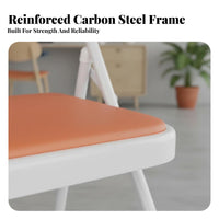 Padded Folding Chair Foldable Collapsible Seat Portable for Students, Homeowners