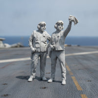 1/48 Deck Crew Figures 1:48 Scale Resin Figures Cold Historical Period Miniature for Hobbyists, Collectors