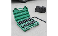 Hex Socket Wrench Tool Kit Manual Tool Kit with Case Rust-Resistant Hand Tools Sturdy for DIYers