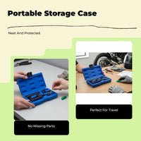 Motorcycle Chain Breaker Tool, Chain Removal & Riveting Repair Kit for Cutting, Installing, and Aligning Chains