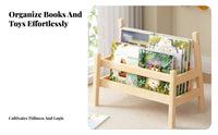 Floor Book Holder Easy Assembly children's Furniture Cute Design for Classroom