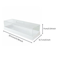Cake Tray Lid Set Transparent Acrylic Cake Cover Dustproof for Bakers