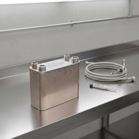 60 Plate Wort Chiller Copper Brazed Brewery Equipment Compact Size