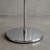 Stainless Steel Garment Display Rack with Round Base for Retail Stores