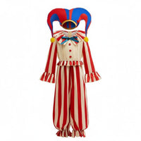 Horror Movie Clown Cosplay Ruffled Details Girls Clown Jumpsuit Skin-Friendly