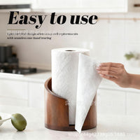 Mountain Paper Towel Holder Wooden Desktop Tissue Rack