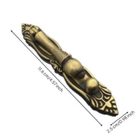 Antique Bronze Drawer Pull, European Design Cabinet Handle, Sturdy Zinc Alloy, Decorative Furniture Hardware, closet, Cupboard, Closet
